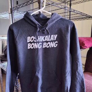 Black Graphic Hoodie